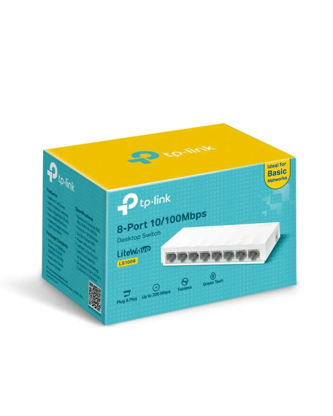 TP-LINK TL-SF1008D 8-Port 10/100Mbps Desktop Switch