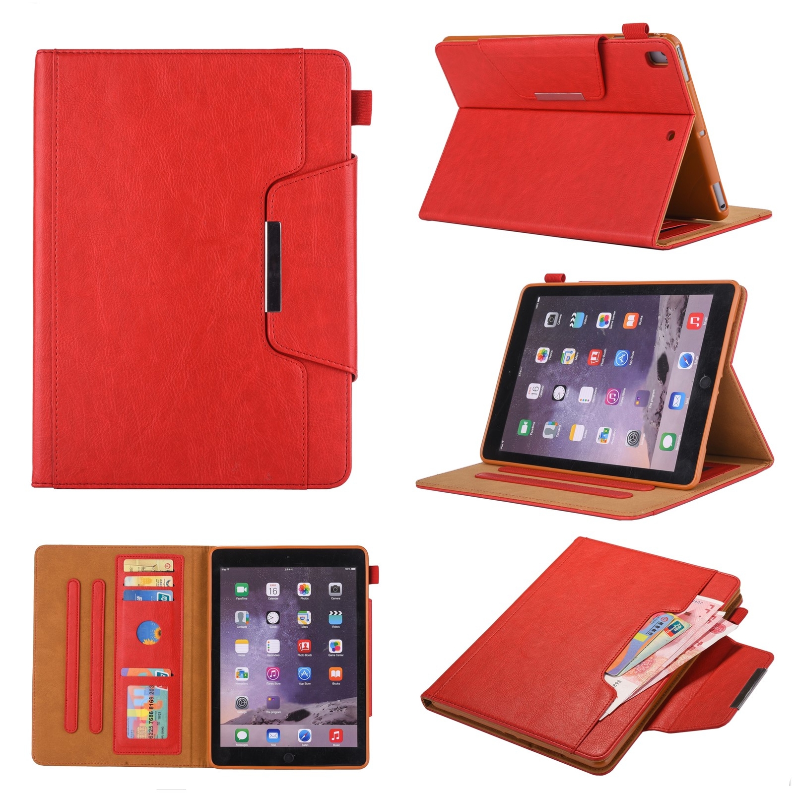 Yasoomade JH4H3A13 -7 Red Leather PU Case"