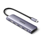 UGREEN USB-C to 2*USB 3.0 A+USB-C+HDMI 4K@30Hz max + SD/TF + PD Multifunction Adapter