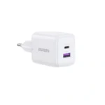 UGREEN (65015) 30W 2-Port GaN Fast Charger White EU