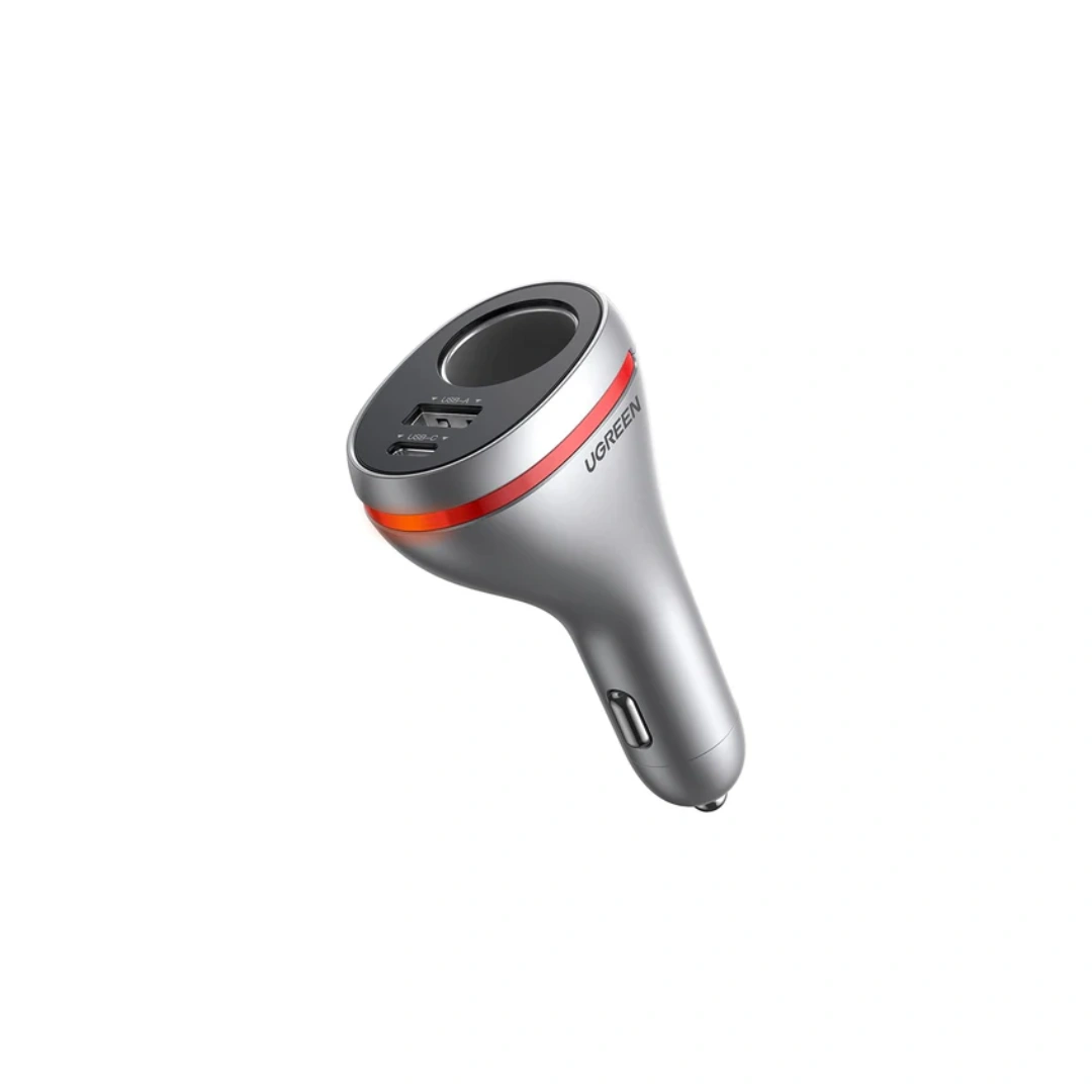 UGREEN (60712) QC + PD Car Charger With Extended Socket
